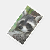 Raccoon 001 serviette (Ecke)