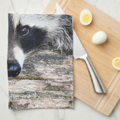 Raccoon 003 geschirrtuch (Viertel Falte)