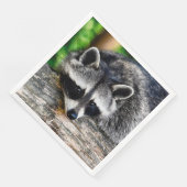 Raccoon 003 serviette (Ecke)