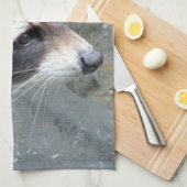 Raccoon_2015_0101 Geschirrtuch (Viertel Falte)