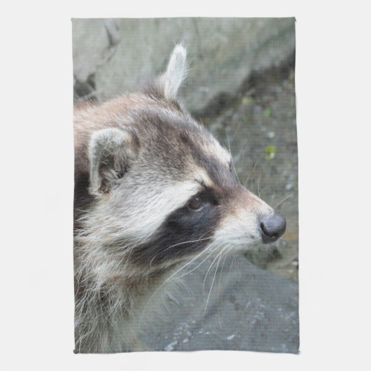 Raccoon_2015_0101 Geschirrtuch (Vertikal)