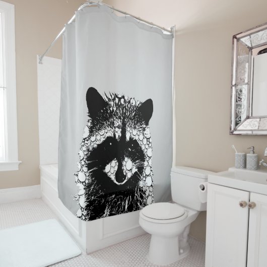 Raccoon 26 duschvorhang (Beispiel)