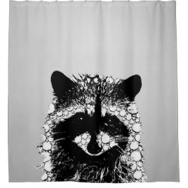 Raccoon 26 duschvorhang