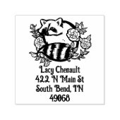 Raccoon-Adresse Permastempel (Design)
