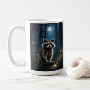 Raccoon Adventure von Moonlight Wildlife Kaffeetasse
