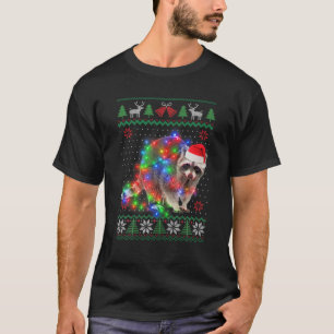 Raccoon Animal Ugly Sweater Christmas Puppy Animal T-Shirt