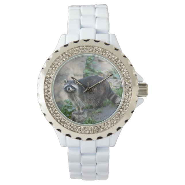 Raccoon Armbanduhr (Vorderseite)