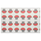 Raccoon aß Wassermelone Stoff (Fat Quarter (45,7 x 55,9 cm))