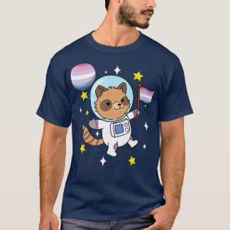 Raccoon Astronaut Bigender Prix T-Shirt