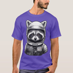 Raccoon-Astronaut im Weltraum 1 T-Shirt