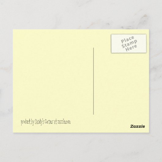 Raccoon auf Rock Postcard Postkarte (Rückseite)