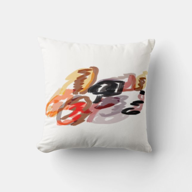 Raccoon Autumn Sunset Kissen (Vorderseite)