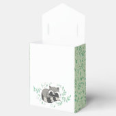 Raccoon Baby Dusche Geschenkschachtel (Geöffnet)