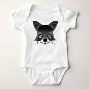 Raccoon - Baby Jersey Bodysuit Strampler