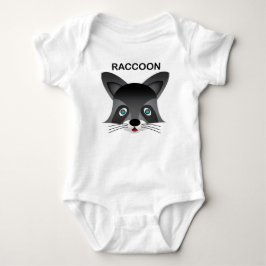 Raccoon - Baby Jersey Bodysuit Strampler