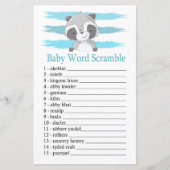 Raccoon Baby word Rammspiel (Vorderseite)