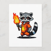 Raccoon Begleitkarte (Rückseite)