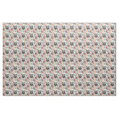 Raccoon bei Blume Stoff (Yard (91,4 cm))