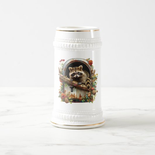 Raccoon  bierglas (Mittel)