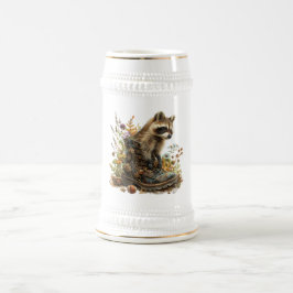 Raccoon  bierglas