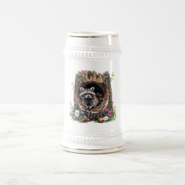 Raccoon  bierglas