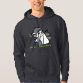 Raccoon-Bin ich RNase Free? Hoodie (Vorderseite)