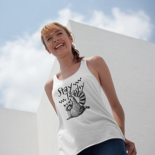 Raccoon Bleibe Trashy Tank Top