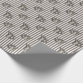 Raccoon braun Großformat für Handwerk oder Geschen Geschenkpapier (Ecke)