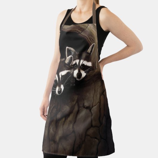 Raccoon Brown Niedlich Tree Schürze (InSitu)