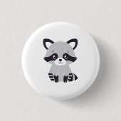 Raccoon Button (Vorderseite)