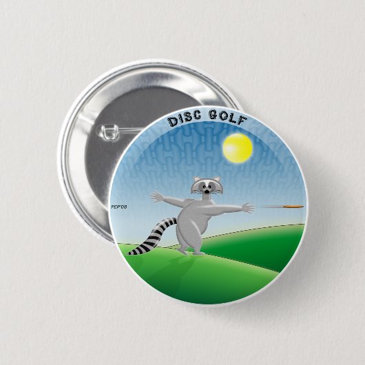 Raccoon Button (Vorne & Hinten)