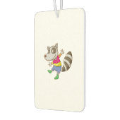 Raccoon-Cartoon Autolufterfrischer (Links)