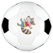 Raccoon-Cartoon Fußball (Gedreht)