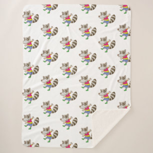 Raccoon-Cartoon Sherpadecke