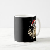 Raccoon Christmas Tree Lights Pajama Racoon Lover  Kaffeetasse (VorderseiteRechts)