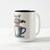 Raccoon Coffee Tasse (VorderseiteRechts)