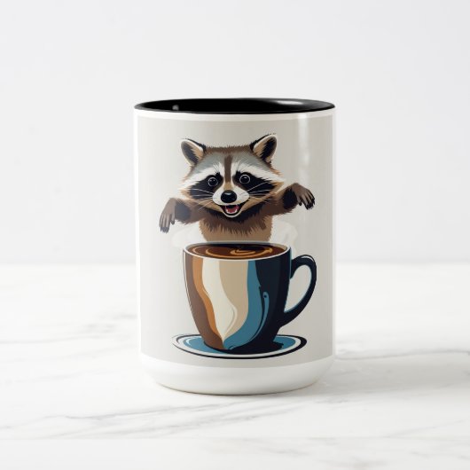 Raccoon Coffee Tasse (Mittel)