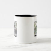Raccoon Covid Metapher Pour the Java Zwei-Tone-Kof Zweifarbige Tasse (Mittel)