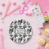 Raccoon Custom Birthday Party Pappteller (Party)
