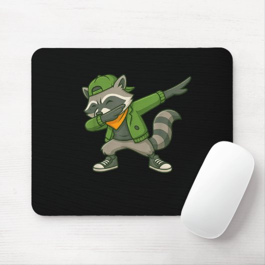 Raccoon Dab Streetwear Clic Funny For Men Women Ki Mousepad (Mit Mouse)