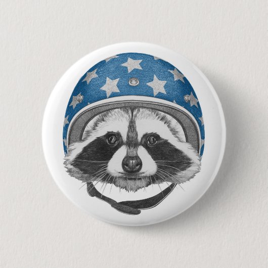 Raccoon Daredeb Button (Vorderseite)