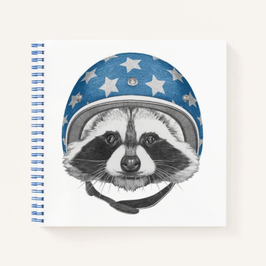 Raccoon Daredevil Notizblock (Vorderseite)
