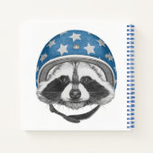 Raccoon Daredevil Notizblock (Rückseite)