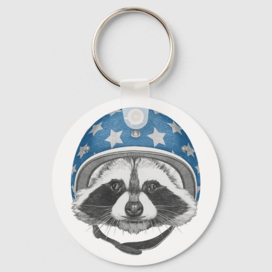Raccoon Daredevil Schlüsselanhänger (Vorderseite)