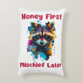 Raccoon Dekokissen (Rückseite(Vertikal))