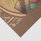 Raccoon der China Seidenpapier (Detail)
