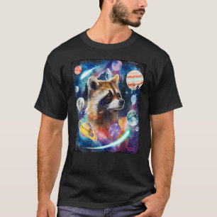 Raccoon des Cosmos Funny Weird Random Shirt mit