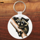 Raccoon-Design Schlüsselanhänger (Vorderseite)