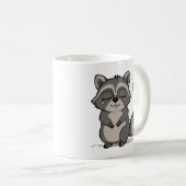 Raccoon Dream - Pizza! Kaffeetasse (VorderseiteRechts)