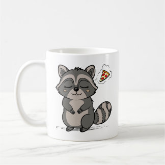 Raccoon Dream - Pizza! Kaffeetasse